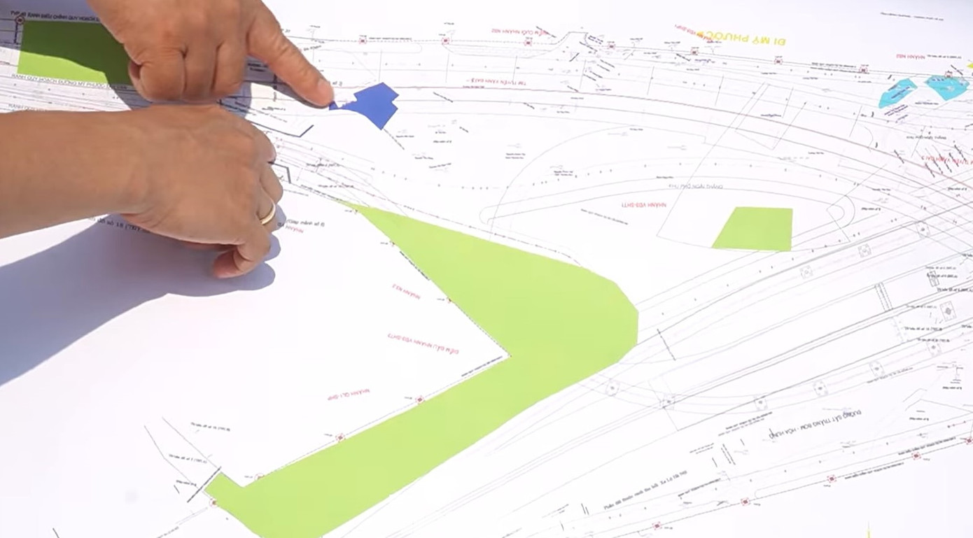 Sơ đồ thiết kế công trình Nút giao Tân Vạn