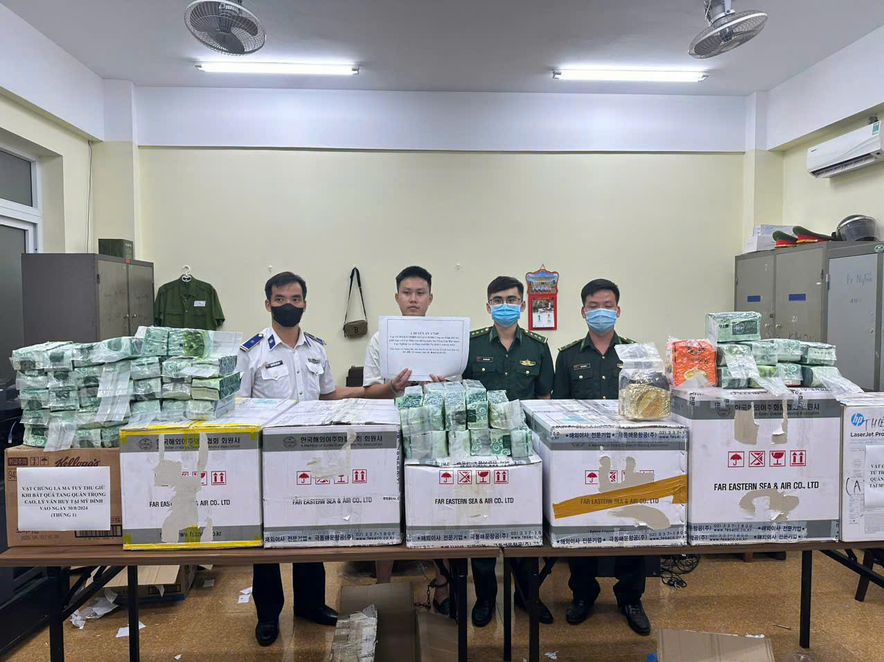 Chuyên án có sự phối hợp giữa Cục Cảnh sát điều tra tội phạm về ma túy và Cục Phòng, chống ma túy và tội phạm, Bộ Tư lệnh Bộ đội biên phòng