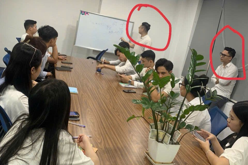 Các đối tượng liên quan đến đường dây lừa đảo. Ảnh CACC