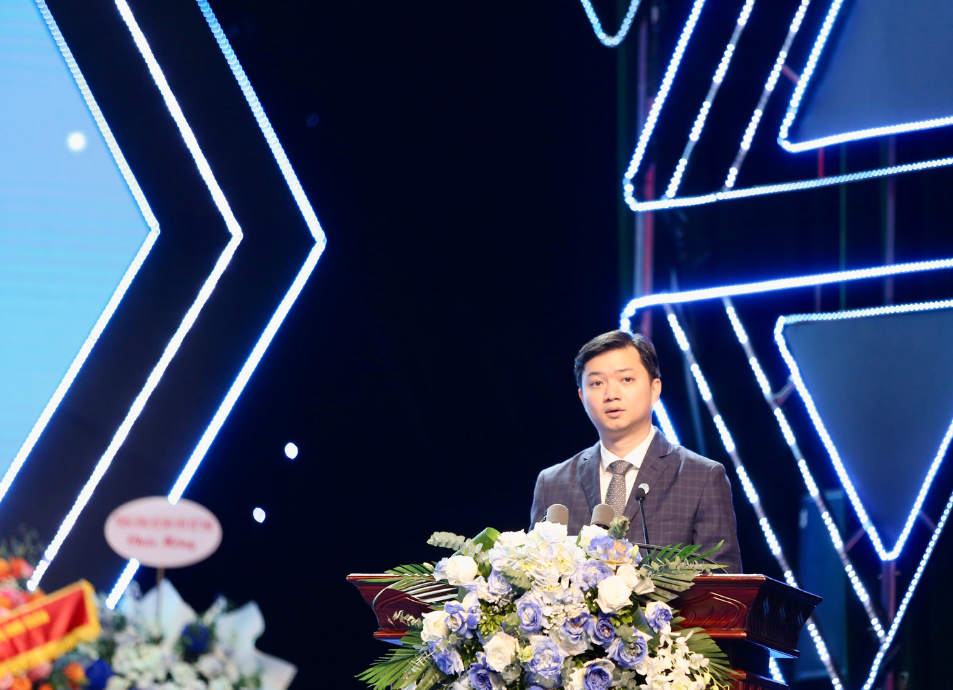 Anh Nguyễn Minh Triết, Bí thư T.Ư Đoàn, Chủ tịch T.Ư Hội SVVN phát biểu tại Đại hội. Ảnh: Bảo Anh Anh Nguyễn Minh Triết, Bí thư T.Ư Đoàn, Chủ tịch T.Ư Hội SVVN phát biểu tại Đại hội. Ảnh: Bảo Anh