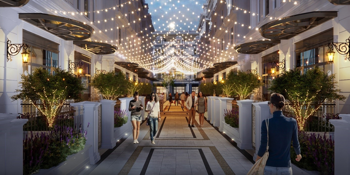 Thiết kế 2 mặt tiền mang lại giá trị nhân đôi cho các sản phẩm BĐS tại dự án