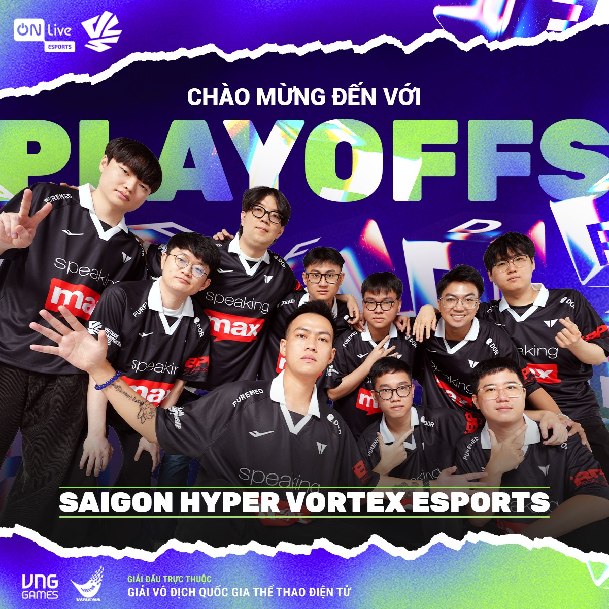 &quot;Hyper Vortex eSports&quot; tiến vào vòng playoffs [Nguồn: Onlive VCS 2025]