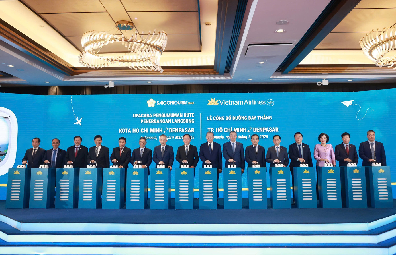 Trong khuôn khổ chuyến thăm cấp Nhà nước của Tổng Bí thư Tô Lâm đến Indonesia, Vietnam Airlines đã chính thức công bố khai thác đường bay thẳng giữa TP. Hồ Chí Minh và Denpasar