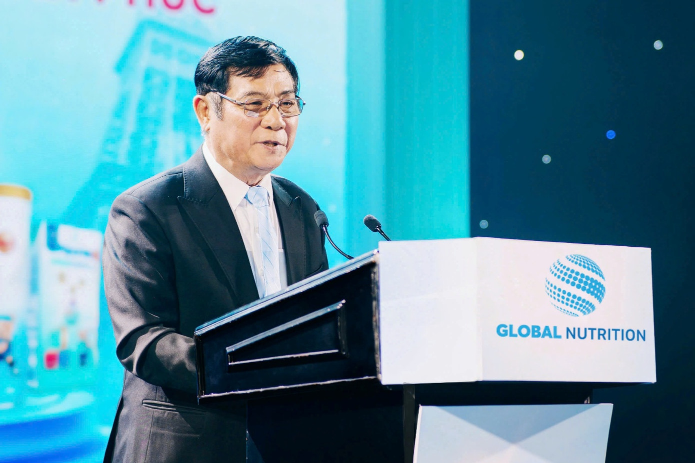 Phó Giáo sư, Tiến sĩ Trần Quang Trung - Chủ tịch Hiệp Hội Sữa Việt.