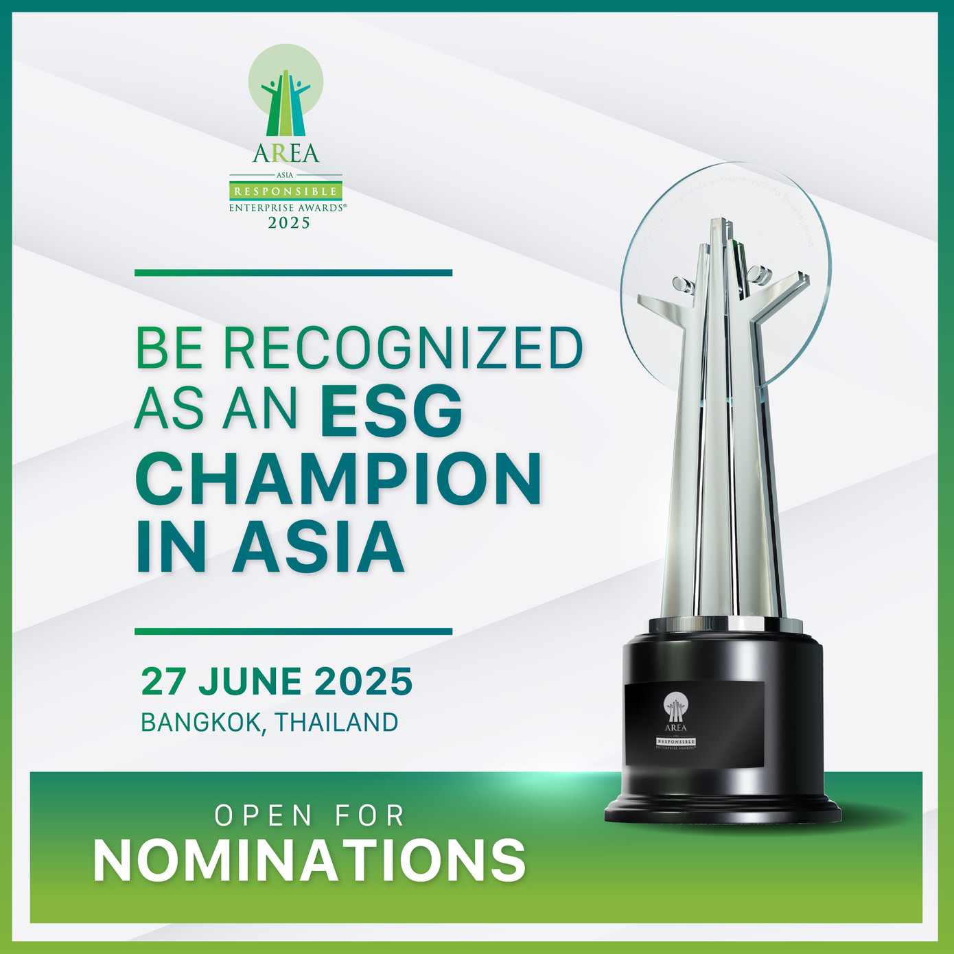 Giải thưởng AREA 2025 chính thức mở đề cử