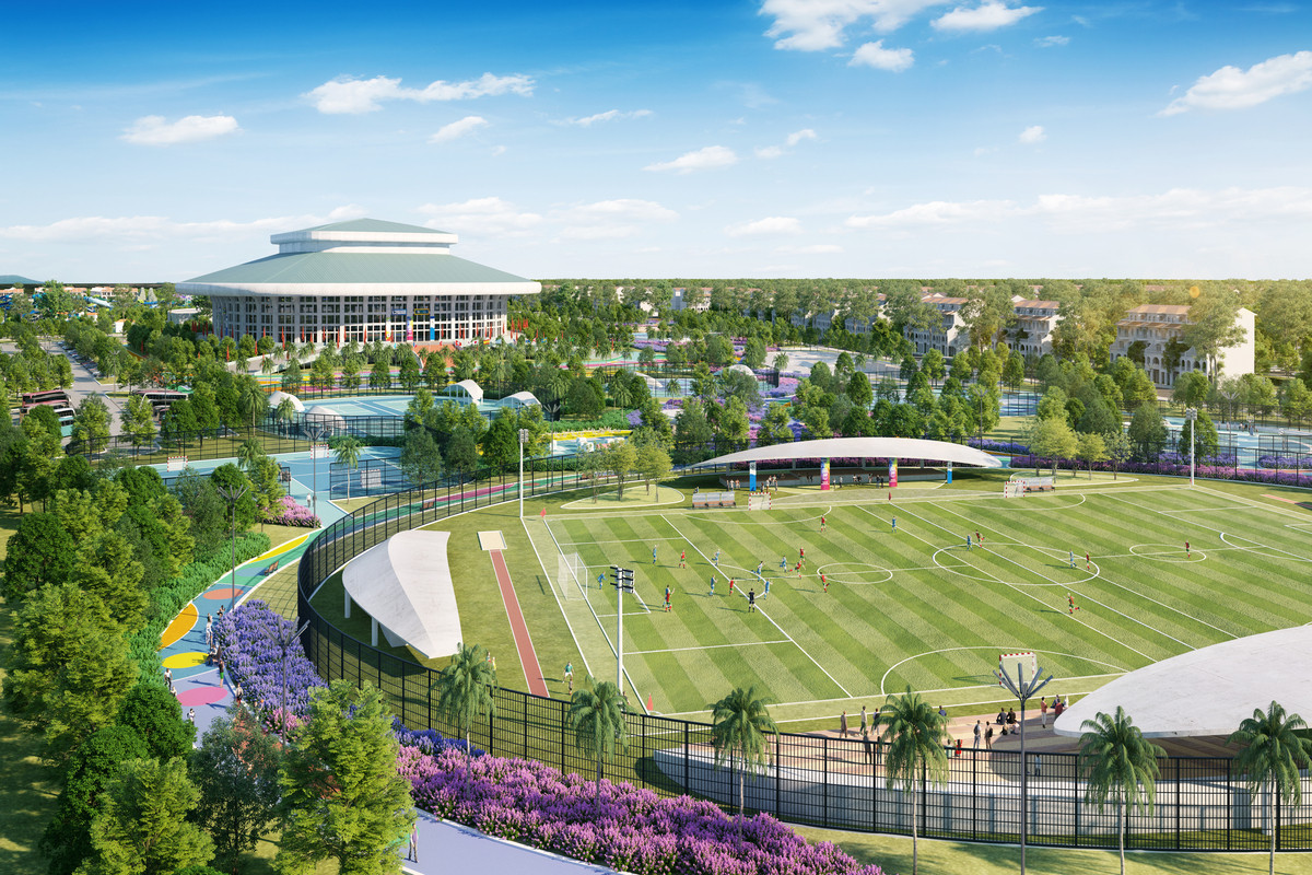 Công viên thể thao trong quần thể dự án Sun Urban City lên đến 22 ha (Ảnh phối cảnh minh họa) Công viên thể thao trong quần thể dự án Sun Urban City lên đến 22 ha (Ảnh phối cảnh minh họa)