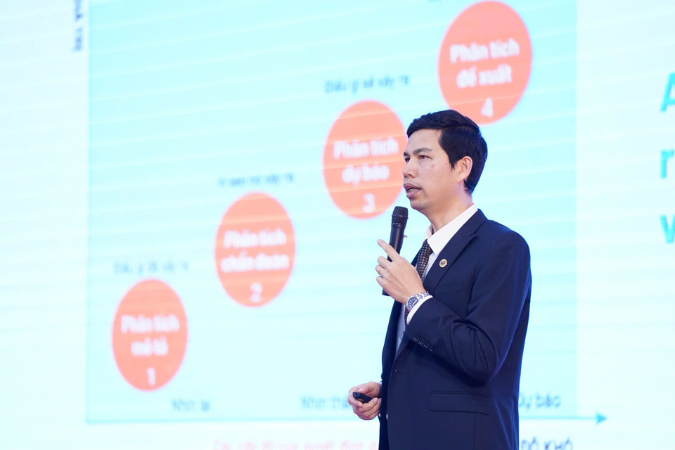 Tổng Giám đốc MISA Lê Hồng Quang chia sẻ tại sự kiện.