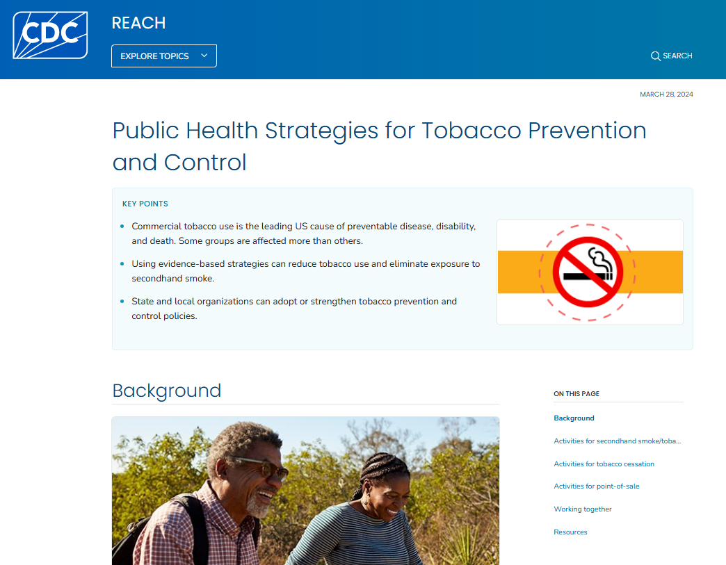 CDC đóng vai trò then chốt trong việc hỗ trợ thiết lập và thực thi các chính sách về sức khỏe. Nguồn: CDC