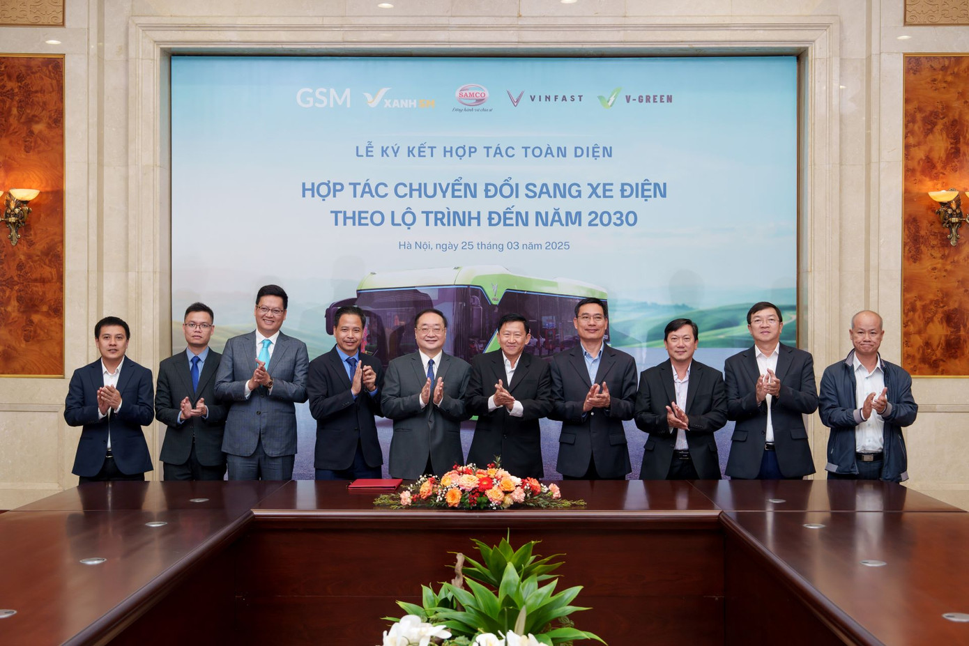 Theo thoả thuận, GSM và SAMCO sẽ hợp tác thúc đẩy quá trình chuyển đổi toàn bộ xe buýt tại TP.HCM sang xe buýt điện