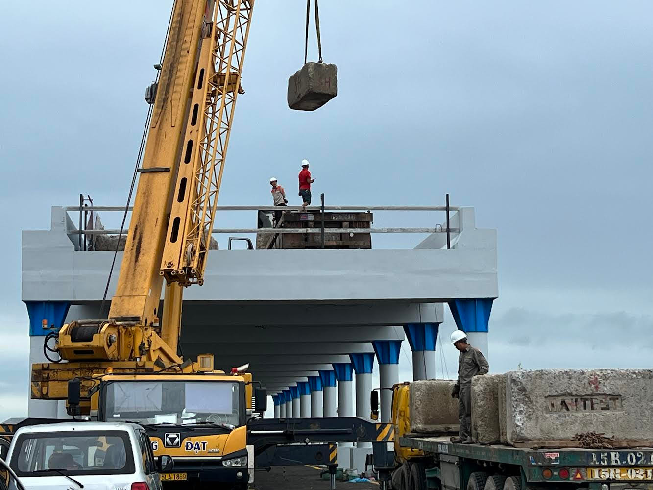 Công nghệ mới cho cao tốc đã thử nghiệm thành công tại khu phi thuế quan Xuân Cầu-Lạch Huyện (TP Hải Phòng)