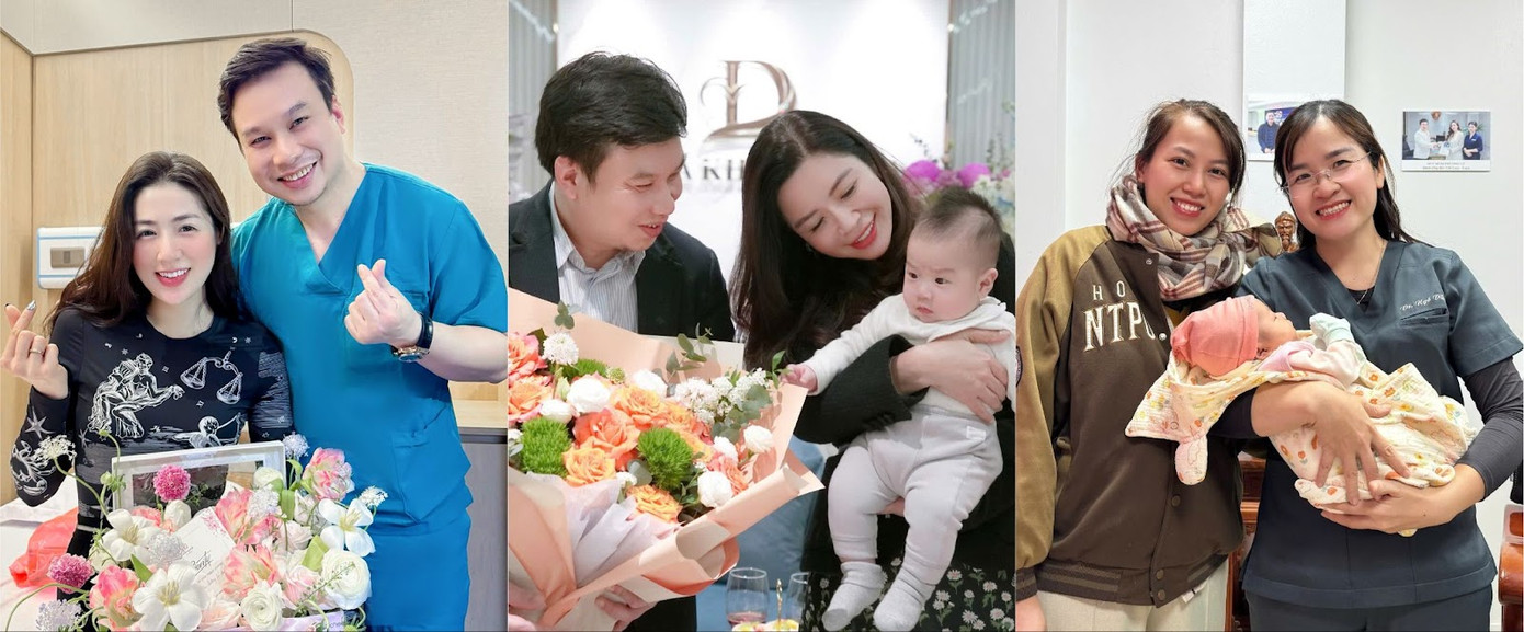 Á hậu Dương Tú Anh và các gia đình làm IVF thành công tại Đông Đô IVF Center