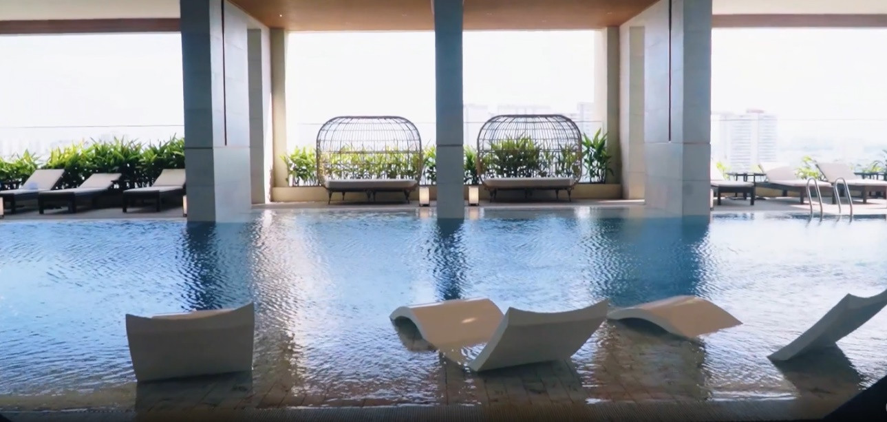 Kiều by KITA nằm trong số không nhiều các dự án ở trung tâm Thành phố có hồ bơi trên cao skyview