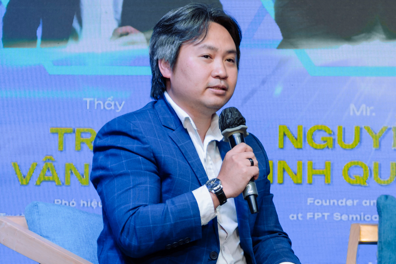Ông Nguyễn Vinh Quang, Tập đoàn FPT cho rằng ngành bán dẫn là một ngành tiềm năng và có nhiều cơ hội việc làm trong tương lai.
