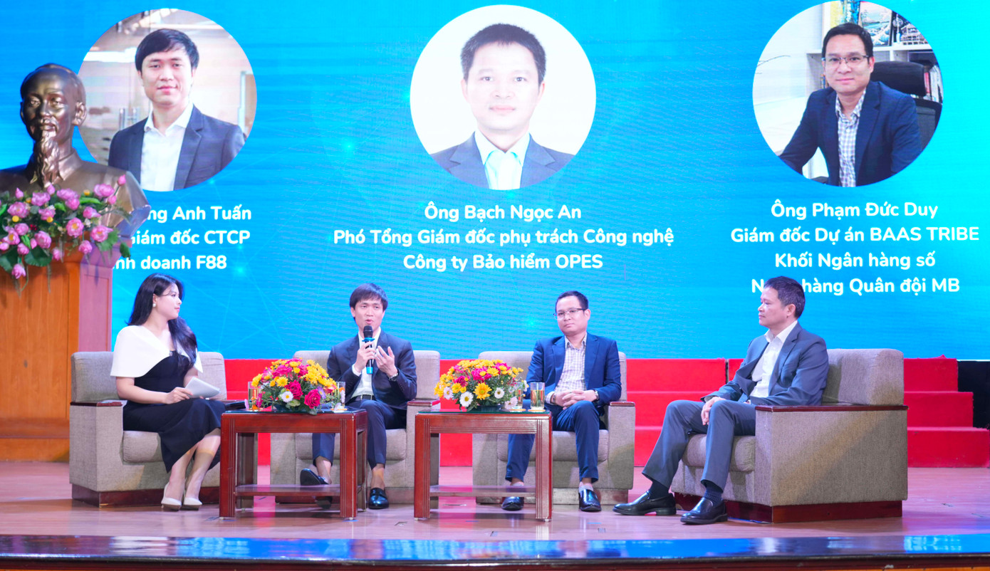 Các diễn giả trong hội thảo Fintech Career Unlock