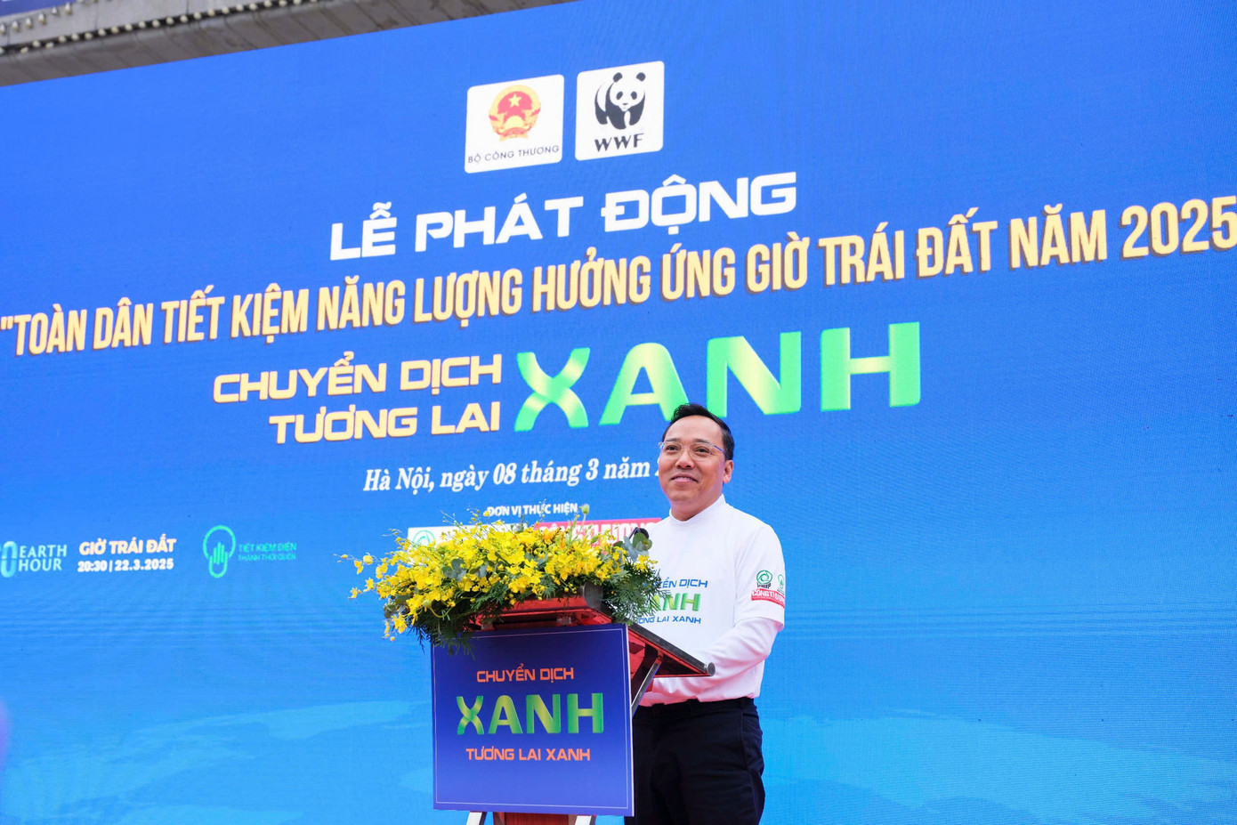 Thứ trưởng Bộ Công Thương Nguyễn Hoàng Long phát biểu tại sự kiện