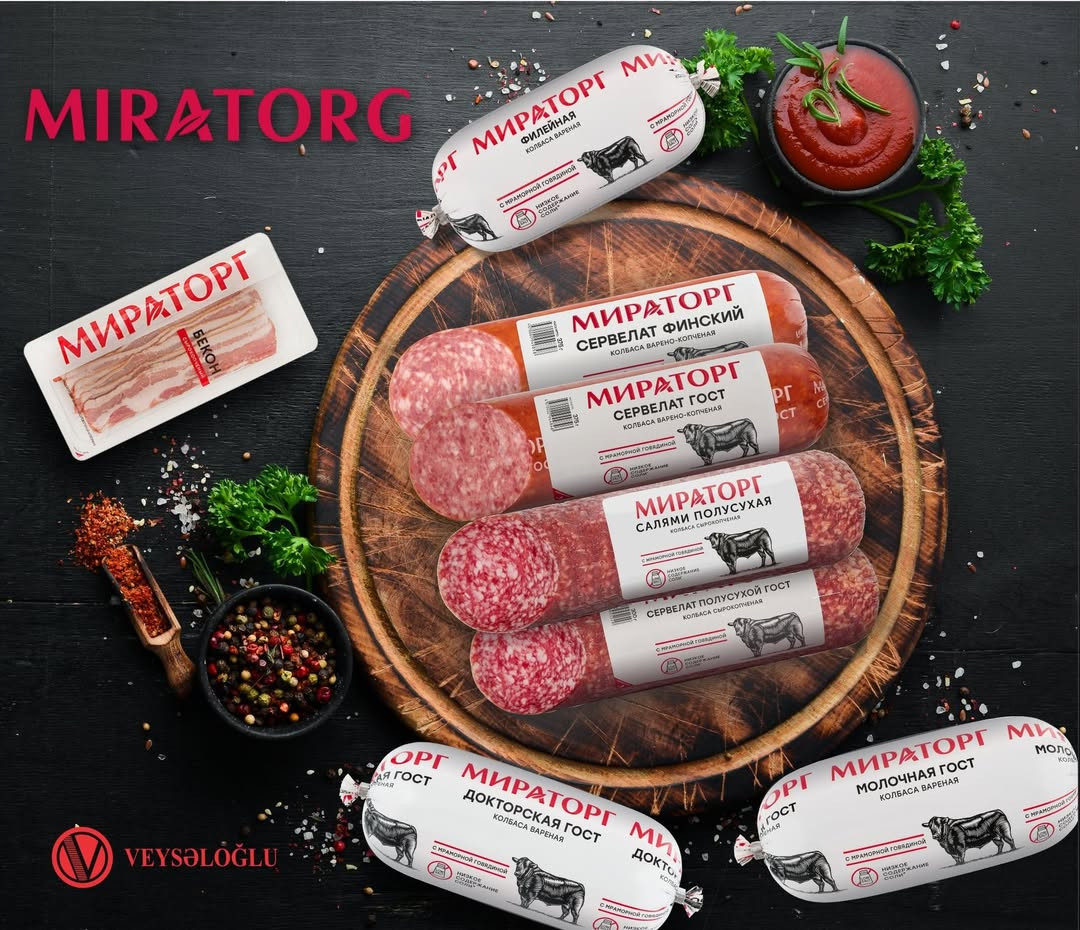 Miratorg là một thương hiệu nổi tiếng với xúc xích hun khói chất lượng cao từ Nga