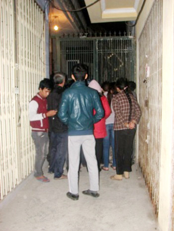 Ngôi nhà trong ngõ, nơi xảy ra sự việc