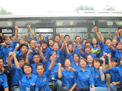 Tuổi trẻ Thủ đô trong một lần ra quân tình nguyện. Tuổi trẻ Thủ đô trong một lần ra quân tình nguyện