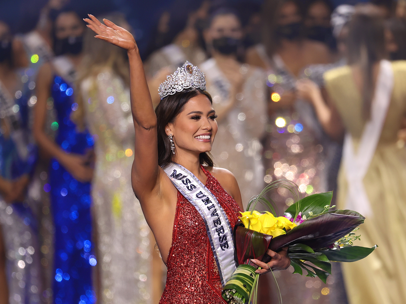 Andrea Meza ba năm sau đó cũng đã có vương miện quốc tế thuộc về mình.