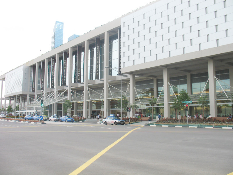 Bên ngoài Casino Marina Bay Sands. Ảnh: Đ.P. Bên ngoài Casino Marina Bay Sands. Ảnh: Đ.P