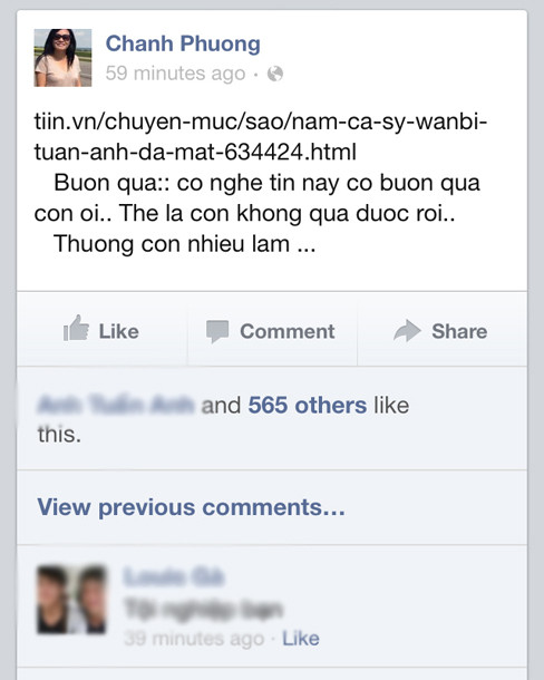 Ca sĩ Phương Thanh