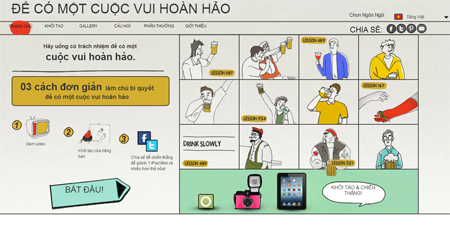 Giao diện tiếng Việt của trang www.haveagoodnightout.com. Giao diện tiếng Việt của trang www.haveagoodnightout.com