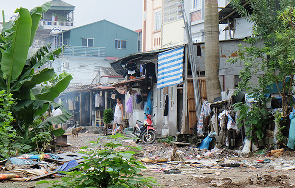 Dân xóm nổi sông Hồng thấp thỏm với lũ ảnh 19