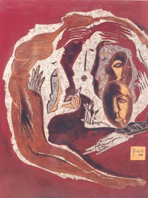 Vĩnh hằng 1 - sơn mài của Trần Văn Bình