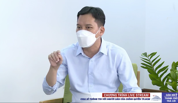 Ông Lê Quang Tự Do cho biết sẽ xử lý người, đặc biệt là nghệ sĩ, lan truyền thông tin giun đất có thể chữa khỏi COVID-19. Ảnh cắt màn hình