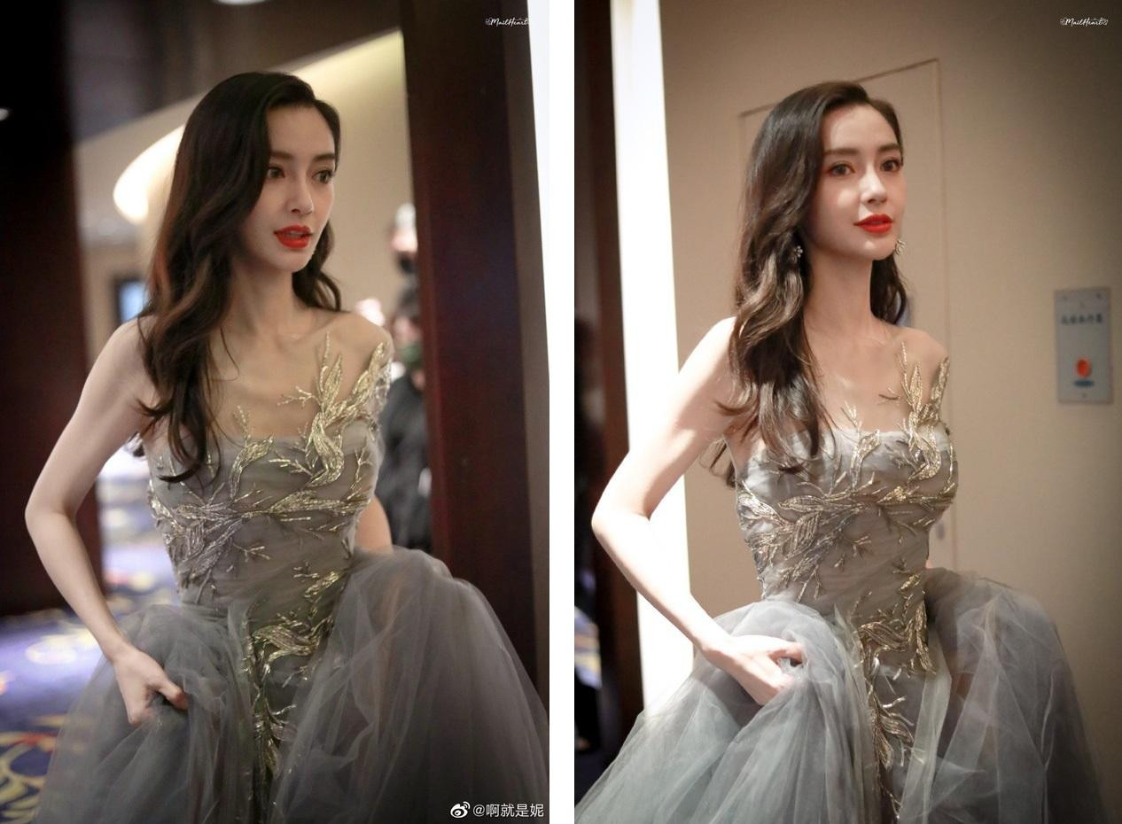 Tuy nhiên, khác với bộ ảnh do studio đăng tải, những bức ảnh lan truyền trên mạng xã hội khiến dân mạng "giật mình" bởi thân hình gầy "trơ xương" của nữ diễn viên 32 tuổi.