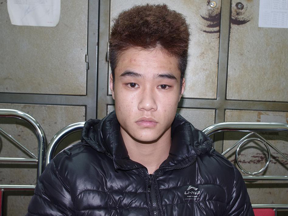 Đối tượng Đỗ Tiến Dũng tại cơ quan điều tra