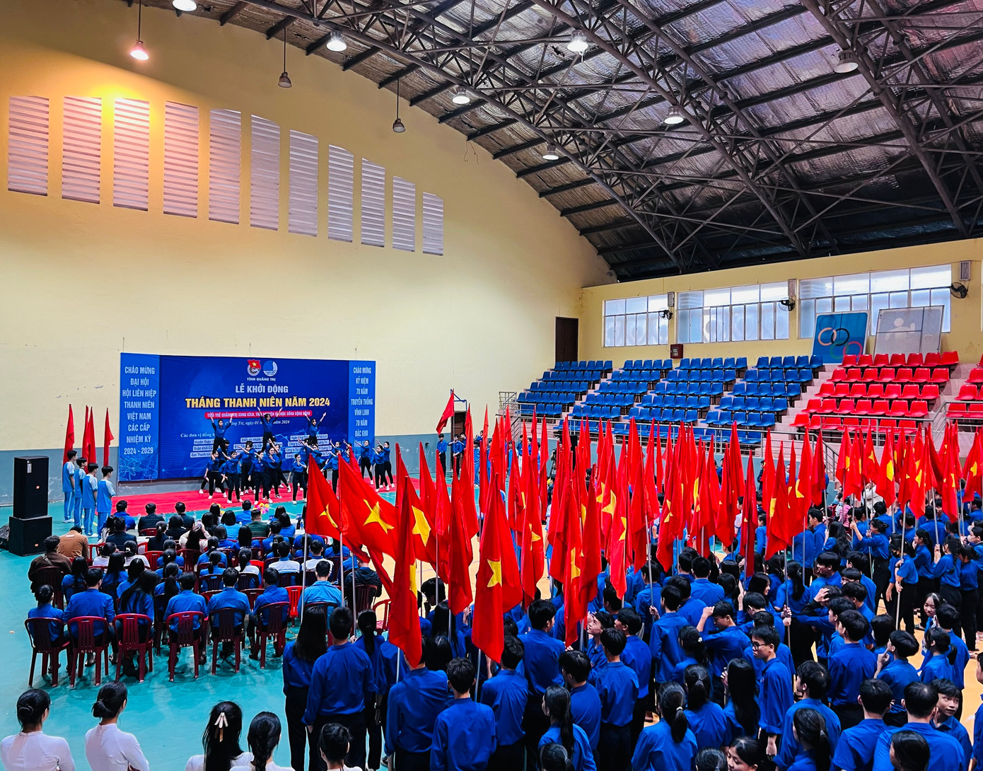 Lễ khởi động Tháng Thanh niên năm 2024 của tuổi trẻ Quảng Trị. Lễ khởi động Tháng Thanh niên năm 2024 của tuổi trẻ Quảng Trị.