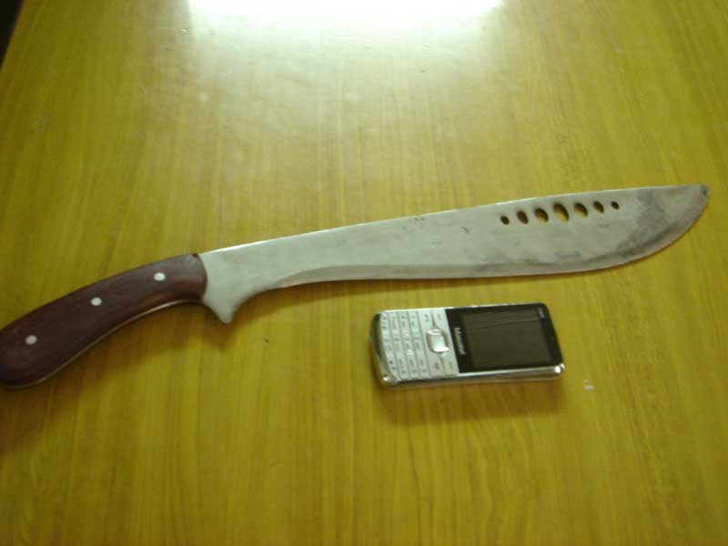 Đao thu được của băng cướp