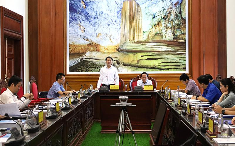 Anh Ngô Văn Cương, Bí thư Trung ương Đoàn phát biểu tại hội nghị