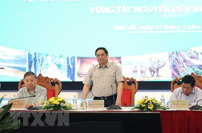 Thủ tướng Phạm Minh Chính chủ trì hội nghị. (Ảnh: Dương Giang/TTXVN) Thủ tướng Phạm Minh Chính chủ trì hội nghị. (Ảnh: Dương Giang/TTXVN)