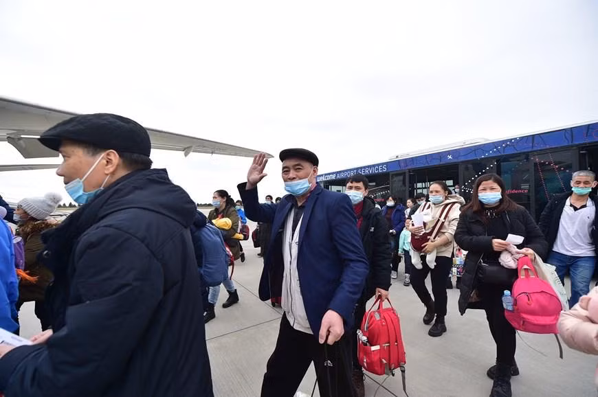 Chuyến bay này sẽ chuyên chở 300 người Việt Nam ở Ukraine về nước do chiến sự Nga-Ukraine. Ảnh: Vietnamplus