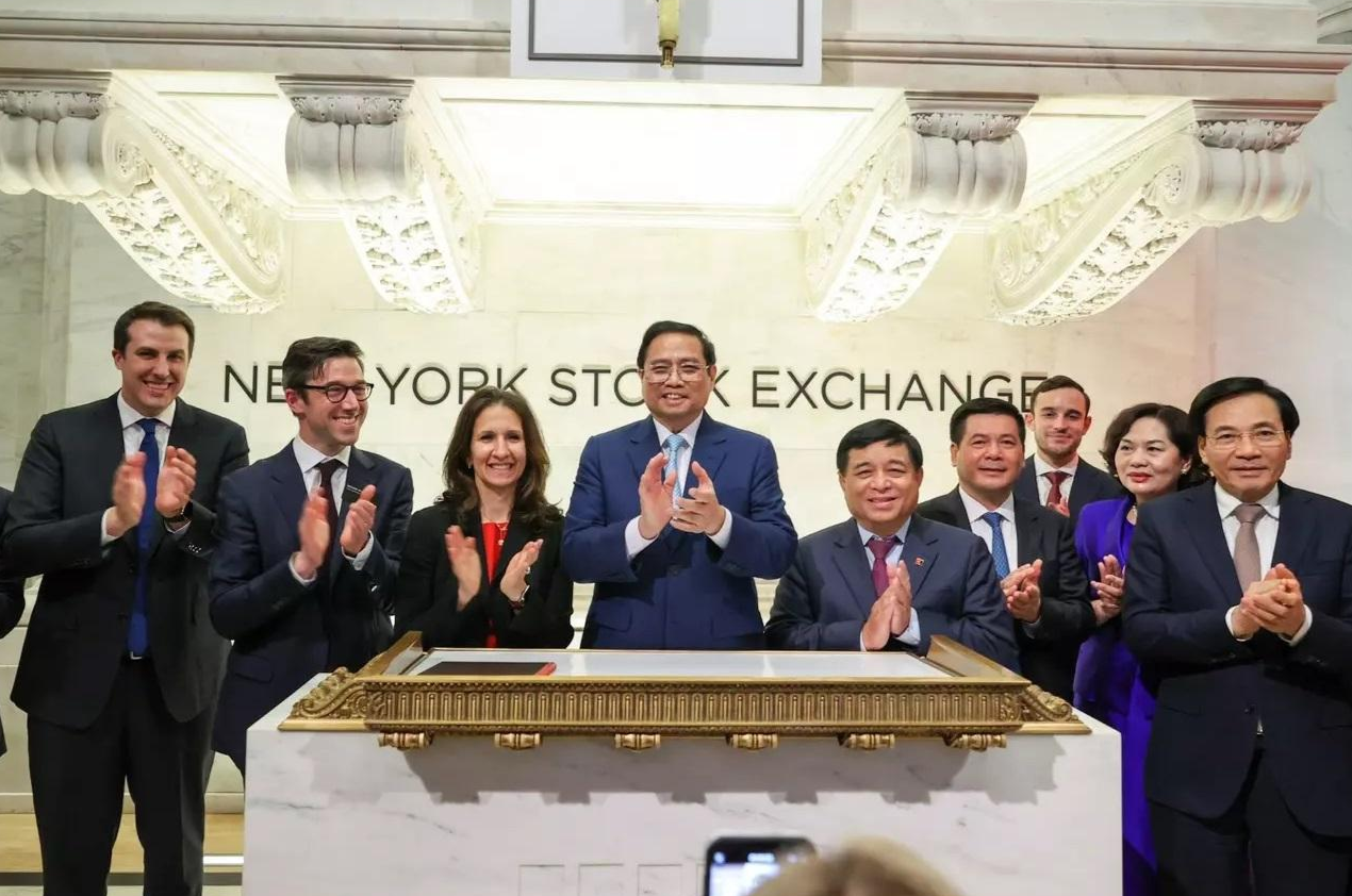 Thủ tướng Phạm Minh Chính chứng kiến lễ trao văn kiện hợp tác trong lĩnh vực tài chính, ngân hàng, quỹ đầu tư giữa các đối tác Việt Nam và Hoa Kỳ