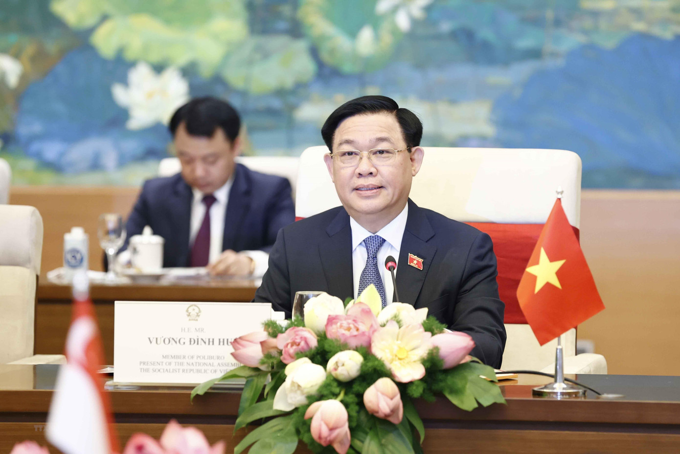 Chủ tịch Quốc hội Vương Đình Huệ phát biểu. (Ảnh: Doãn Tấn/TTXVN) Chủ tịch Quốc hội Vương Đình Huệ phát biểu. (Ảnh: Doãn Tấn/TTXVN)