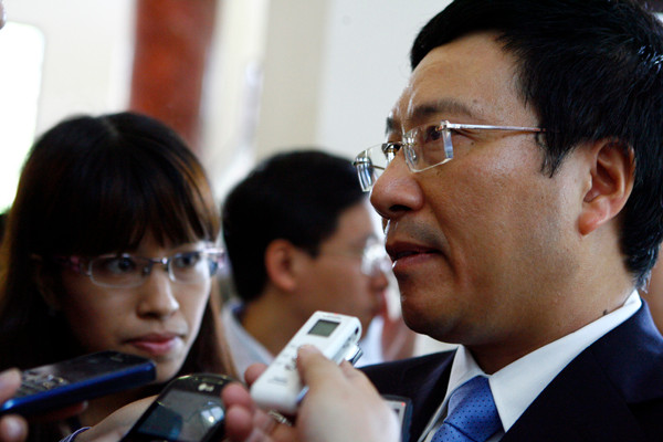 Bộ trưởng Bộ Ngoại giao Phạm Bình Minh. Ảnh: Hồng Vĩnh