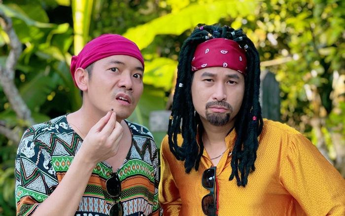 Việt Bắc (trái) vào vai Nô trong phim "Mùa hoa tìm lại".