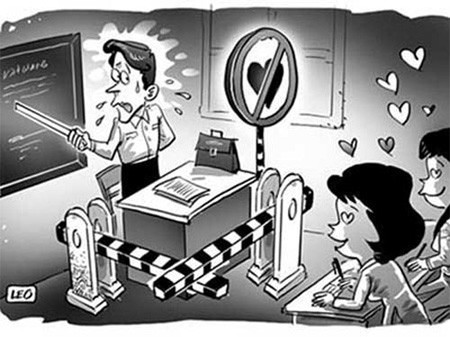 Nữ sinh tỏ tình thầy giáo không còn là chuyện hiếm. Nữ sinh tỏ tình thầy giáo không còn là chuyện hiếm