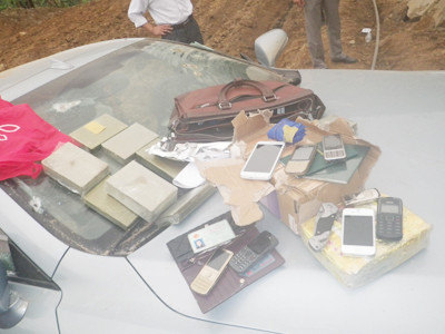 Tang vật ma túy bị thu giữ. Tang vật ma túy bị thu giữ