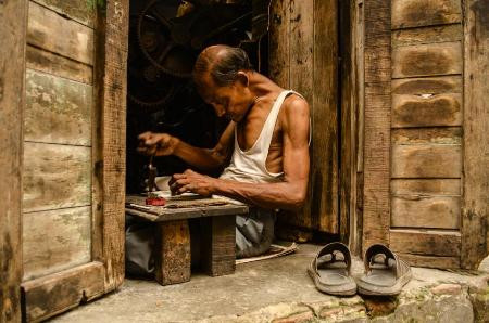 "Thợ in" - Soumya Shankar Ghosal (Ấn Độ).