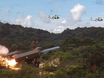 Khai hỏa tên lửa tiêu diệt mục tiêu