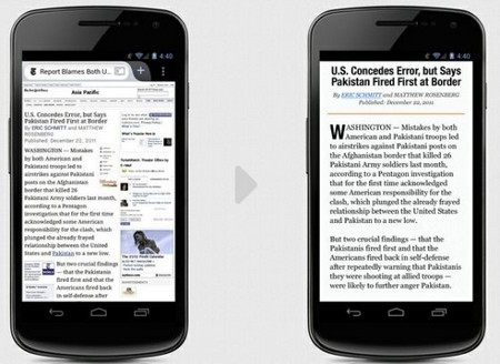 Chế độ Reader Mode cho phép đọc nội dung trang web dễ dàng hơn