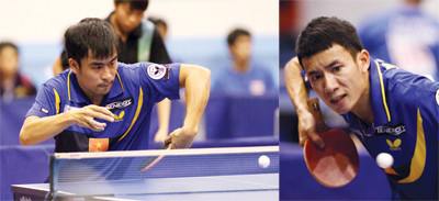 Tuấn Quỳnh và Quang Linh từ chối tham gia vòng tuyển chọn nội bộ tranh suất dự SEA Games 27. ảnh: VSI. Tuấn Quỳnh và Quang Linh từ chối tham gia vòng tuyển chọn nội bộ tranh suất dự SEA Games 27. ảnh: VSI