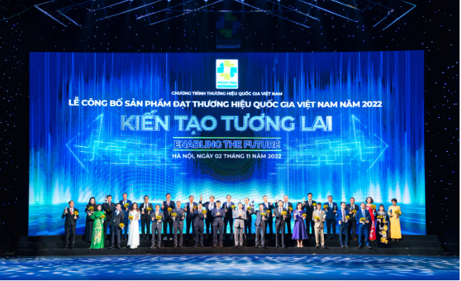 Lễ công bố Thương hiệu quốc gia Việt Nam 2022. Lễ công bố Thương hiệu quốc gia Việt Nam 2022.