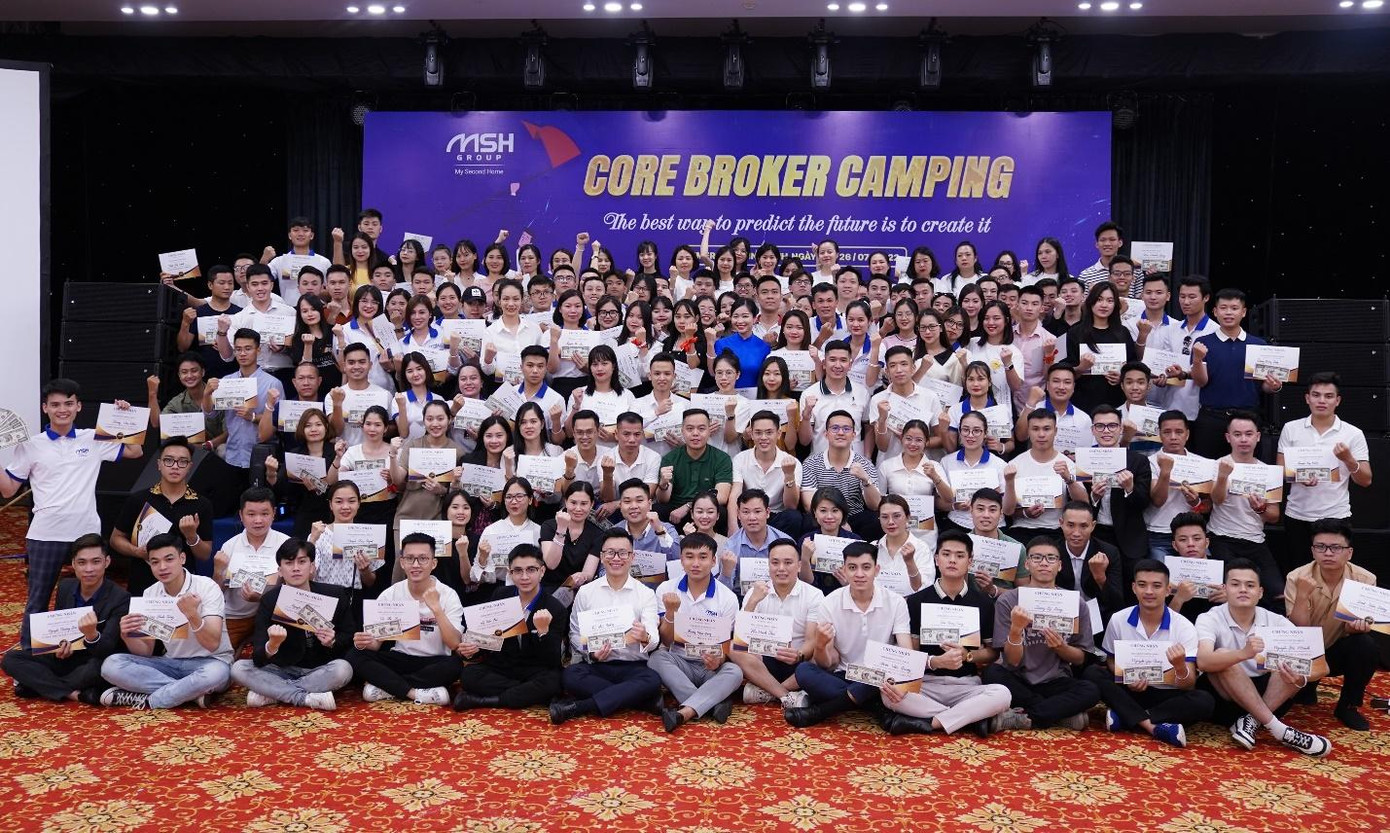 Một trong những buổi đào tạo bất động sản thực chiến tại MSH Group