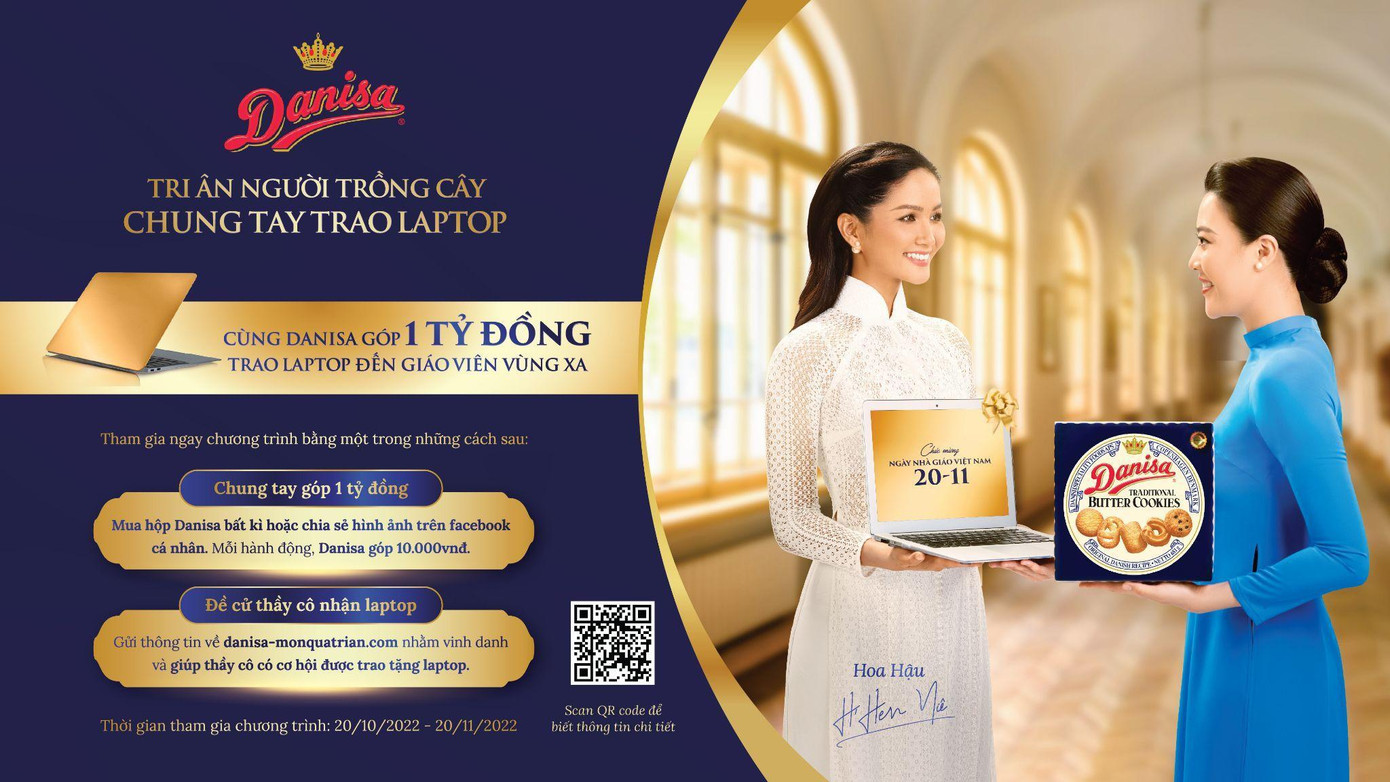 Chương trình “Cùng Danisa Tri Ân Người Trồng Cây, Chung Tay Trao Laptop” năm nay đã chính thức khởi động với nhiều điểm đổi mới Chương trình “Cùng Danisa Tri Ân Người Trồng Cây, Chung Tay Trao Laptop” năm nay đã chính thức khởi động với nhiều điểm đổi mới