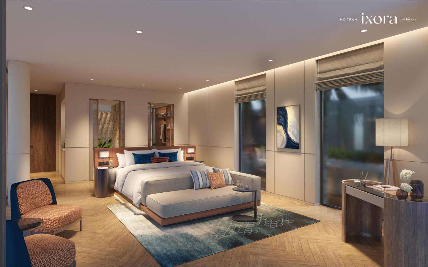 Ixora Ho Tram by Fusion được bàn giao hoàn thiện đầy đủ nội thất với sự giám sát và chuẩn bị kỹ càng của đội ngũ Fusion